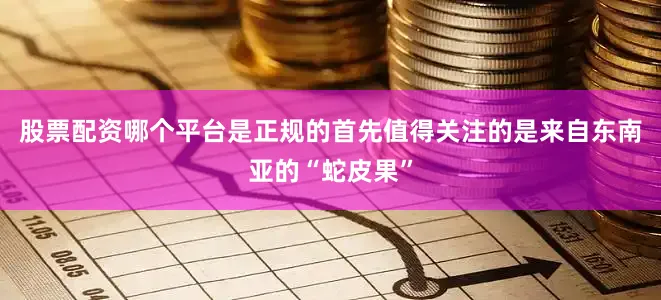 股票配资哪个平台是正规的首先值得关注的是来自东南亚的“蛇皮果”