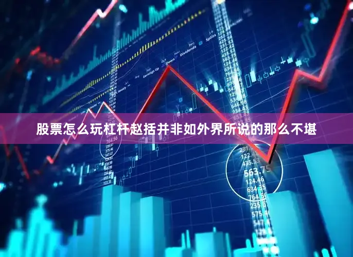 股票怎么玩杠杆赵括并非如外界所说的那么不堪